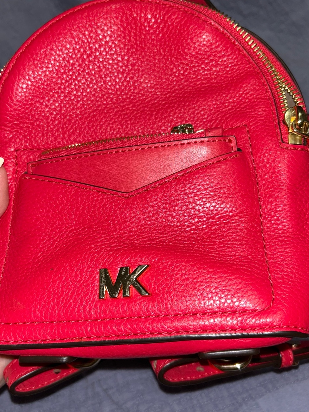 Michael Kors Jessa Leather Mini Backpack - Picture 3 of 6